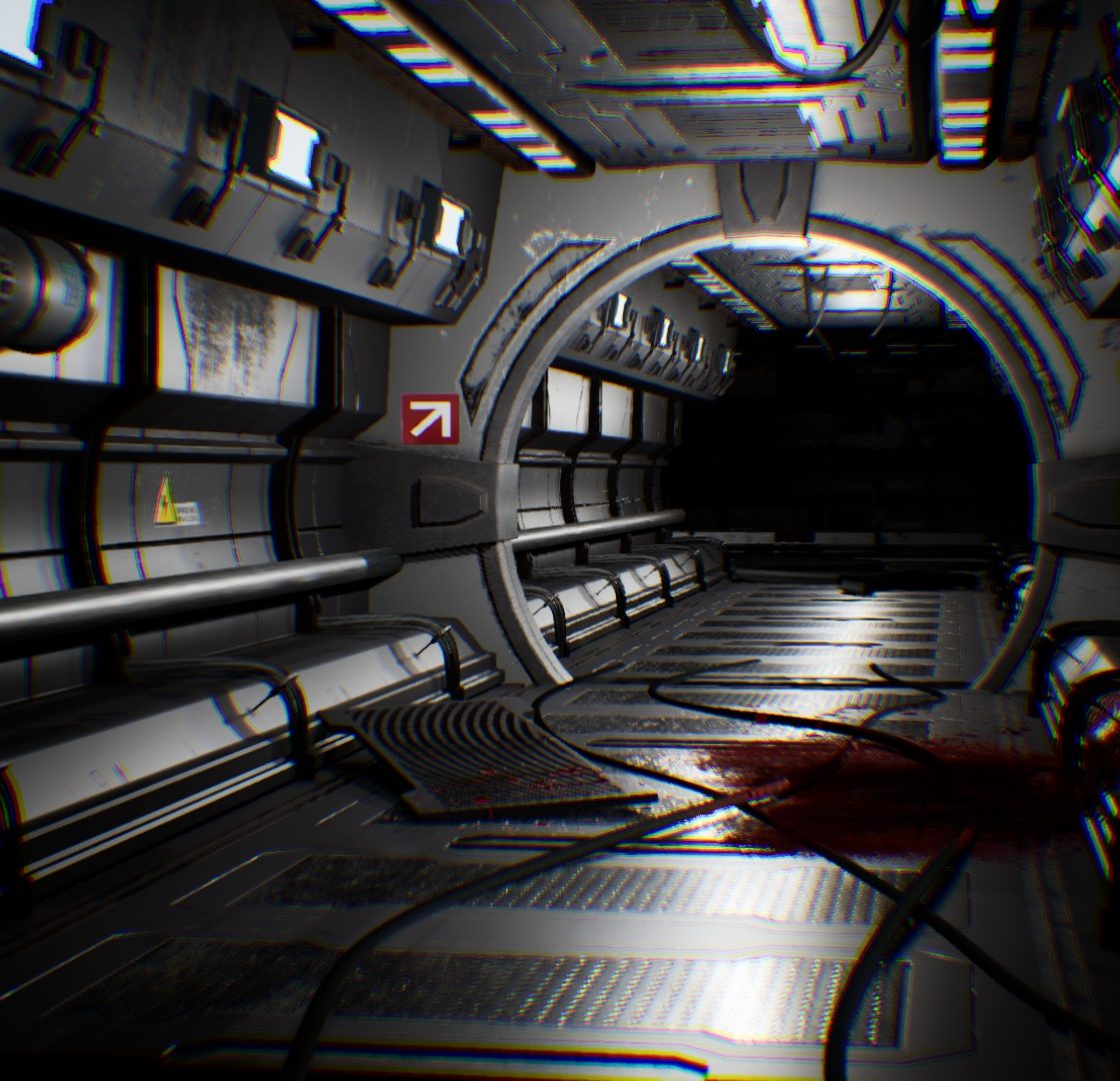 Sci-fi Horror Hallway | Game Environment